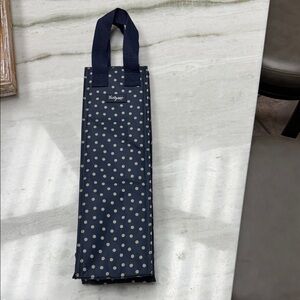 Thirty-one insulated wine bag,Navy Polka Dot Bag, NWOT